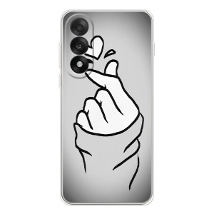 Чехол с принтом для OnePlus Ace 5 Ultra (AlphaPrint - Знак сердечка)