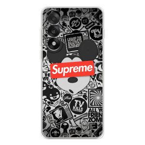 Чехол с Брендами одежды на УанПлюс Эйс 5 Ультра – Supreme Маус