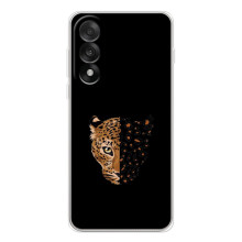 Чохол з леопардовим принтом на OnePlus Ace 5 Ultra – Леопард на чорному