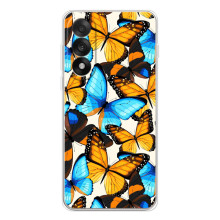 Чохол з принтом для Уанплюс Ейс 5 Ультра - (Прикольні) (AlphaPrint) – Яскраві метелики