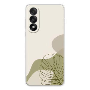 Силиконовый чехол с принтом в цветах на OnePlus Ace 5 Ultra