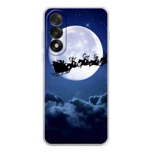 Новорічні Чохли для Уанплюс Ейс 5 Ультра (VPrint) (Санта - місяць)