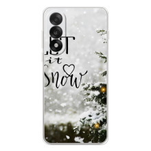 Новорічні, Святкові Чохли для OnePlus Ace 5 Ultra - 2024 год – Let it snow