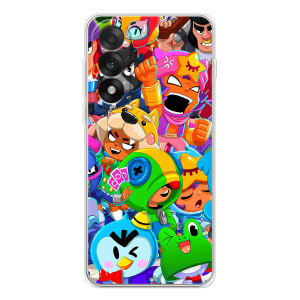Силіконовый Чохол на OnePlus Ace 5 Ultra з картинкою Brawl Stars (Brawl-Stars)