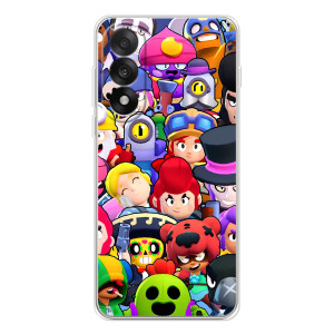 Силіконовый Чохол на OnePlus Ace 5 Ultra з картинкою Brawl Stars (Персонажі)