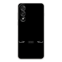 Силиконовый бампер с картинкой машины на OnePlus Ace 5 Ultra (Силует Audi)