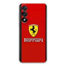 Силиконовый бампер с картинкой машины на OnePlus Ace 5 Ultra (Ferrari Logo)