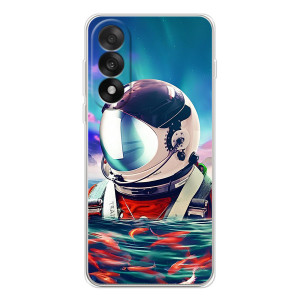 Силиконовый Чехол с принтом "Космонавты" на OnePlus Ace 5 Ultra – Космонавт в воде
