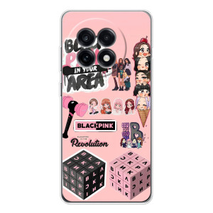 Чохли з картинкою для OnePlus Ace 5 – BLACK PINK колаж