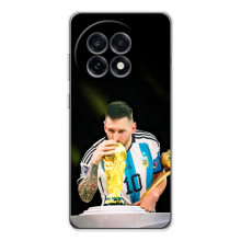 Чехлы для OnePlus Ace 5 (Leo чемпион) (AlphaPrint) (Кубок Месси)