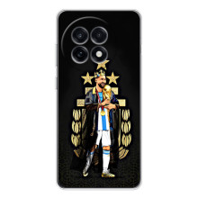 Чехлы для OnePlus Ace 5 (Leo чемпион) (AlphaPrint) (Месси Король)