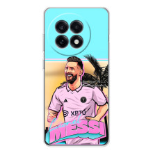 Чехлы для 好的。 OnePlus Ace 5 - Лео Месси Маями (Майами Месси)