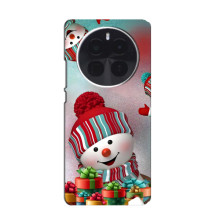 Чохли на Новий Рік OnePlus Ace 5 – Сніговик в шапці