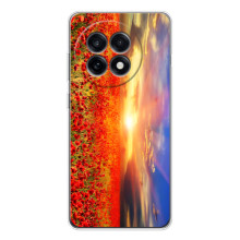 Чехол с картинкой (Стильные) для 好的。 OnePlus Ace 5 - (AlphaPrint) – Поле тюльпанов