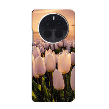 Чохли з картинкою (Тюльпани) на О OnePlus seitige 5 – Захід з квітами
