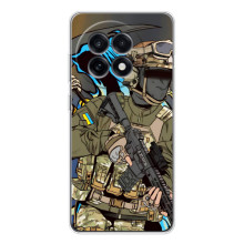 Чехлы с картинкой ЗСУ для OnePlus Ace 5 (AlphaPrint) – Воин ВСУ
