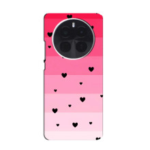 Чохли з тематикою "Маленькі Сердчеки" на OnePlus Ace 5 – Чорні сердечка