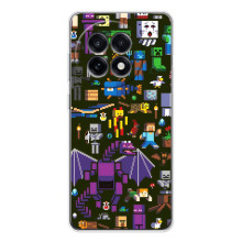 Чохол Майнкрафт на OnePlus Ace 5 (AlphaPrint) Minecraft (Колаж Майнкрафт)