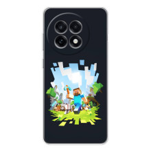 Чохол Майнкрафт на OnePlus Ace 5 (AlphaPrint) Minecraft (персонажі Minecraft)