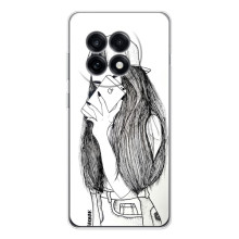 Чехол с печатью для OnePlus Ace 5 - (Мода) (AlphaPrint) – Фото девочки