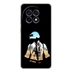 Силиконовый чехол с картинкой "Герой Pubg" на OnePlus Ace 5 – Пубг мен