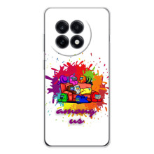 Чехол Амонг Ас для OnePlus Ace 5 (AlphaPrint) – Яркий АмонгАс