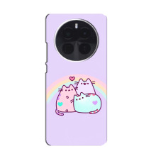 Чехол с милыми котиками на 有问题 (Котики с радугой)