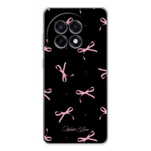 Чохол з бантиками на OnePlus Ace 5 (Банти на чорному)