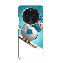 Чохол з зимовим принтом для О OnePlus seitige 5 – Лижник