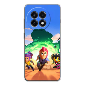 Силиконовый Чехол на OnePlus Ace 5 с картинкой Brawl Stars – Бравел Старс