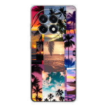 Силиконовый чехол с КАРТИНКАМИ лето для OnePlus Ace 5 (AlphaPrint) – Летний отпуск