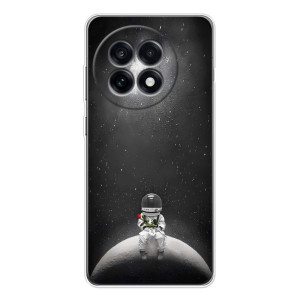 Силиконовый Чехол с принтом "Космонавты" на OnePlus Ace 5 – Космонавт романтик