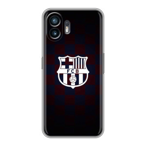 Чехол с картинкой ФК Барселона на УанПлюс Эйс 6 Ультра – Лого FCB