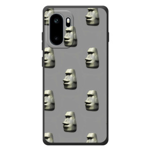 Бампер с принтом Мемы для OnePlus Ace 6 – Каменное лицо