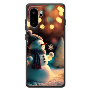Чехлы на Новый Год OnePlus Ace 6 (Снеговик праздничный)