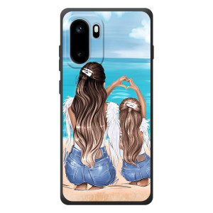 Чехол с печатью для OnePlus Ace 6 - (Мама с ребенком) (AlphaPrint)