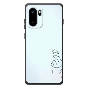 Чехлы (Знак сердечка) на OnePlus Ace 6 – Сердце на голубом