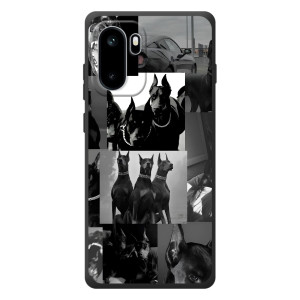 Чехол ДОБЕРМАН для OnePlus Ace 6 (Коллаж Доберман)