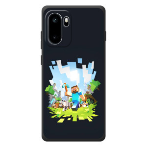 Чехол Майнкрафт на OnePlus Ace 6 (AlphaPrint) Minecraft