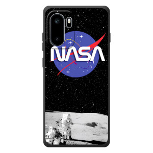 Силіконовый бампер з принтом "Наса" на OnePlus Ace 6 – Nasa на місяці