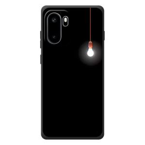 Чехол с картинками на черном фоне для OnePlus Ace 6 – Лампочка