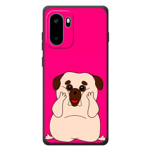 Чехол (ТПУ) Милые собачки для OnePlus Ace 6 – Веселый Мопсик