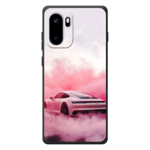 Чехол с авто Порше для OnePlus Ace 6 – Розовый Порше