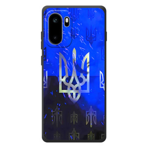 Чехол с украинским гербом на OnePlus Ace 6 – Гербы на синем