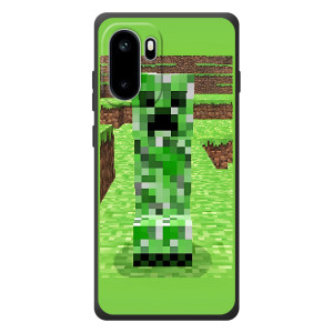 Чехлы для OnePlus Ace 6 (Персонажи Майн Крафт) (Крипер 2)