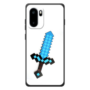 Чехлы для OnePlus Ace 6 (Персонажи Майн Крафт) (Меч)