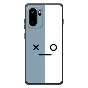 Чохли (ТПУ) (смішні стікери) для OnePlus Ace 6 – Сіро-білий