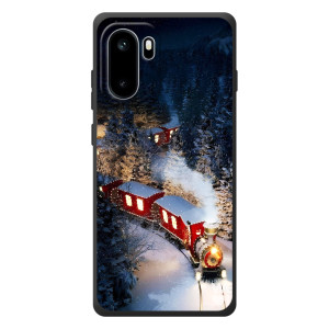 Силиконовый бампер на рождество для OnePlus Ace 6 (Поезд)