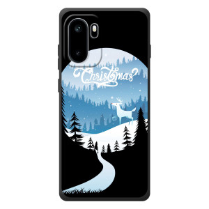 Силиконовый бампер на рождество для OnePlus Ace 6 (Рождественский Олень)