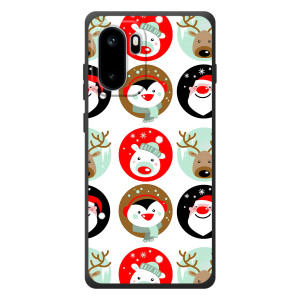 Силиконовый бампер на рождество для OnePlus Ace 6 (Рождественский принт)